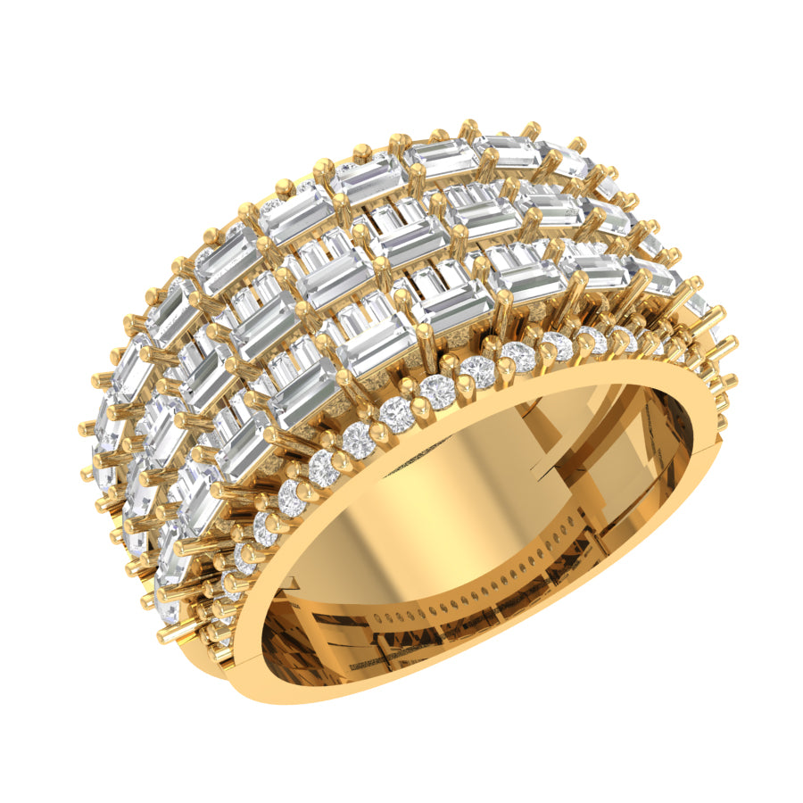 10 Karat Yellow Gold 1.82 Carat Diamonds Classic Men's Ring-0330002-YG