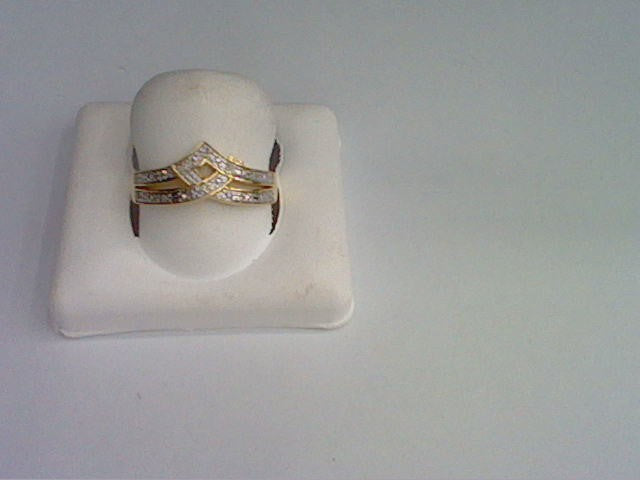 925 SS 0.05CT D-LADIES RING