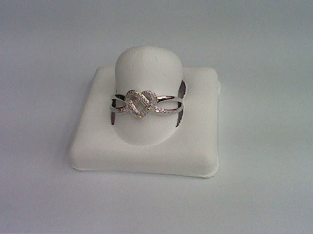 925 SS 0.03CT D- LADIES RING "HEART"