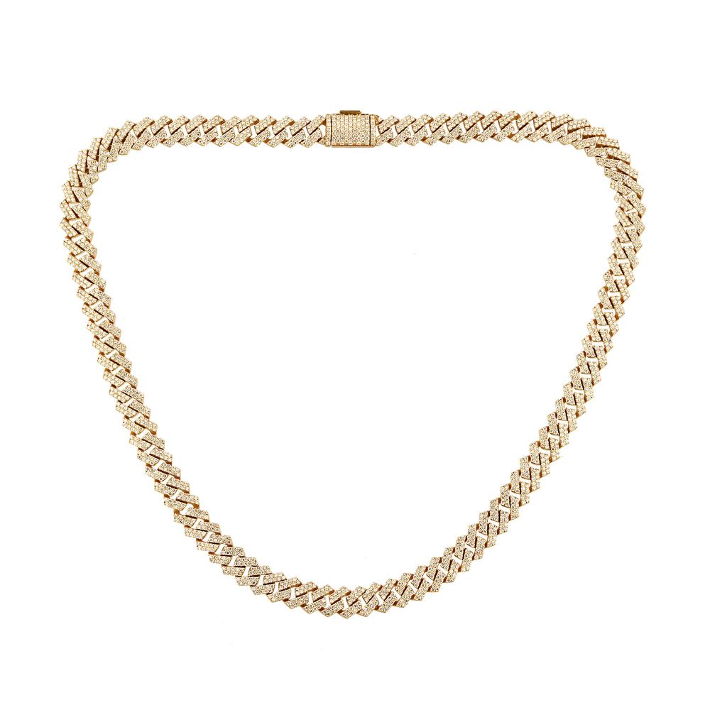 10 Karat Yellow Gold 19.74 Carat Diamonds (10mm 22in) Necklace-1429038-YG