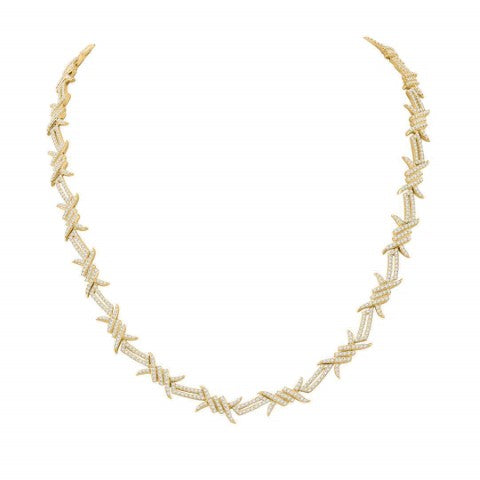 10 Karat All Yellow Gold 8.24 Carat Diamonds Fashion Chain-1432082-ALY