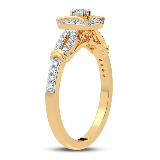 10K 0.25CT DIAMOND RING