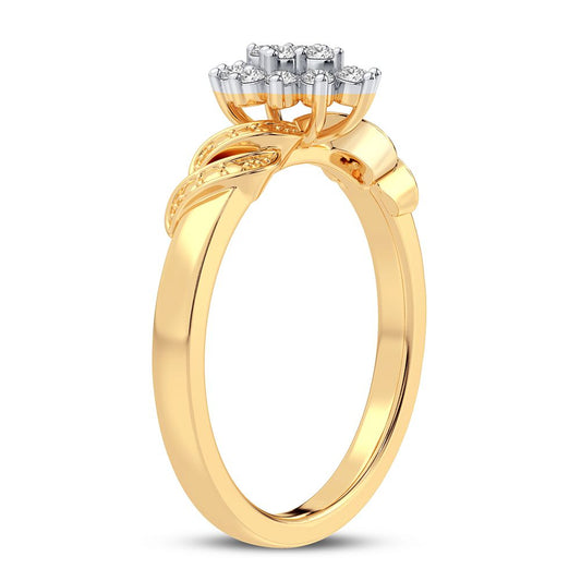 10K 0.20CT DIAMOND RING