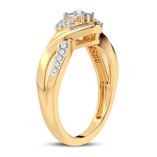 10K 0.25CT DIAMOND RING