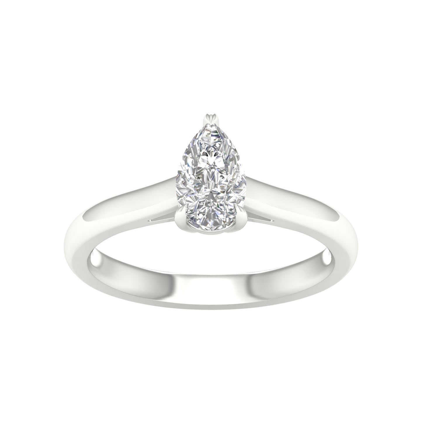 14K 0.75CT Certified Lab Grown Diamond Ring ( IGI Certified )