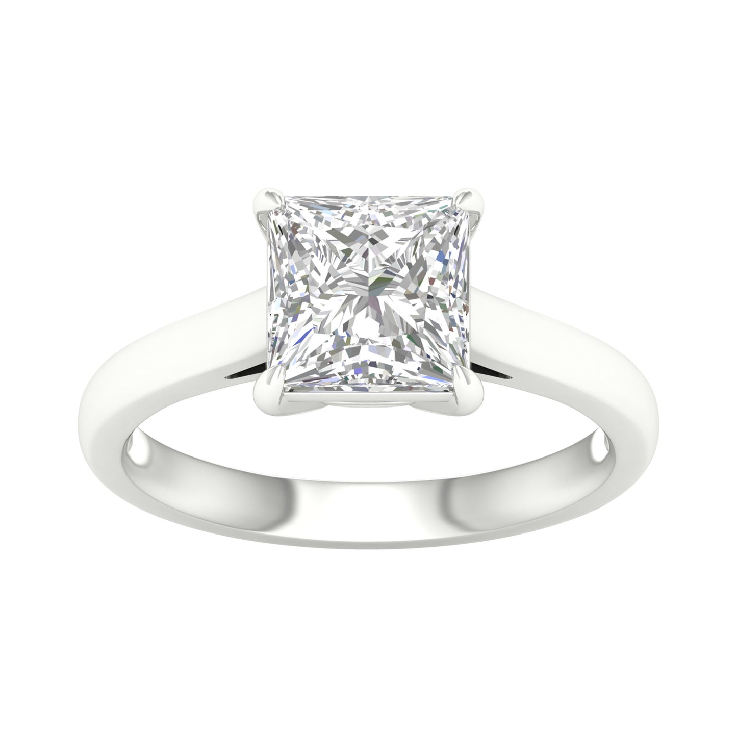 14K 2.00CT Certified Lab Grown Diamond Ring ( IGI Certified )