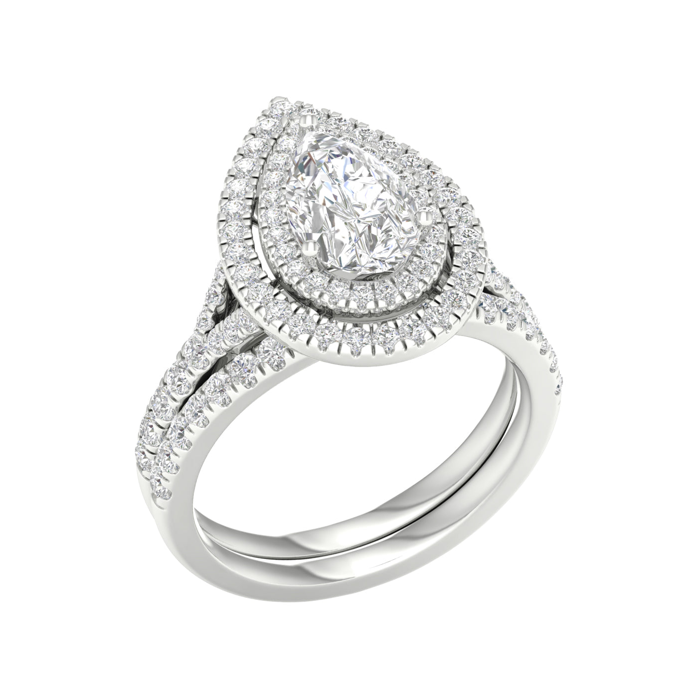 14K 2.25CT Lab Grown Diamond Bridal Ring