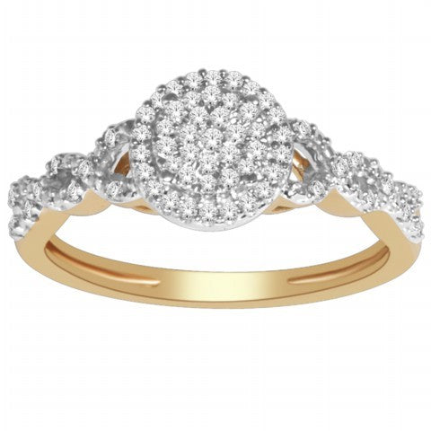 10K 0.25CT D-LADIES RINGS