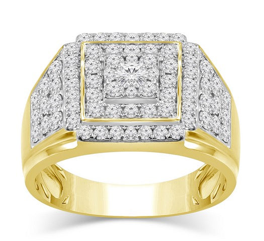 10K 2.17-2.27CT D-MENS RINGS