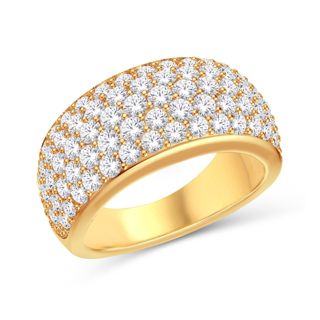 10 Karat Yellow Gold 2.00 Carat Diamonds Classic Ladies Band-0725927-YG