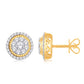 10 Karat Yellow Gold 0.50 Carat Diamonds Round Earrings-0125409-YG
