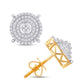 10 Karat Yellow Gold 0.15 Carat Diamonds Round Earrings-0125796-YG