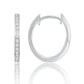 10 Karat Yellow Gold 0.10 Carat Diamonds Classic Hoops-0129526-YG