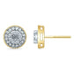 10 Karat Yellow Gold 0.40 Carat Diamonds Round Earrings-0129905-YG