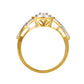 10 Karat Yellow Gold 0.23 Carat Diamonds Oval Ladies Ring-0225672-YG