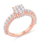 10 Karat All Rose Gold 1.75 Carat Diamonds Fashion Ladies Ring-0226394-ALR