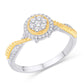 10 Karat Yellow Gold 0.26 Carat Diamonds Round Ladies Ring-0226435-YG
