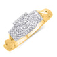 10 Karat Yellow Gold 0.15 Carat Diamonds Fashion Ladies Ring-0226682-YG