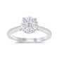 10 Karat White Gold 0.75 Carat Diamonds Round Ladies Ring-0229647-WG