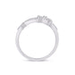 10 Karat White Gold 0.15 Carat Diamonds Key Ladies Ring-0229962-WG