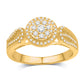 10 Karat Yellow Gold 0.45 Carat Diamonds Round Ladies Ring-0232185-YG