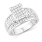 10 Karat White Gold 1.00 Carat Diamonds Cinderella Ladies-Ring-0232913-WG