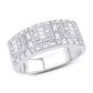 10 Karat White Gold 1.09 Carat Diamonds Classic Men's Ring-0325409-WG
