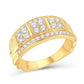 10 Karat Yellow Gold 0.99 Carat Diamonds Classic Men's Ring-0325882-YG
