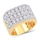10 Karat Yellow Gold 3.10 Carat Diamonds Classic Men's Ring-0325991-YG