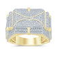 10 Karat Yellow Gold 1.25 Carat Diamonds Fashion Men's Ring-0329224-YG