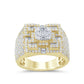10 Karat Yellow Gold 2.75 Carat Diamonds Fashion Men's Ring-0329257-YG