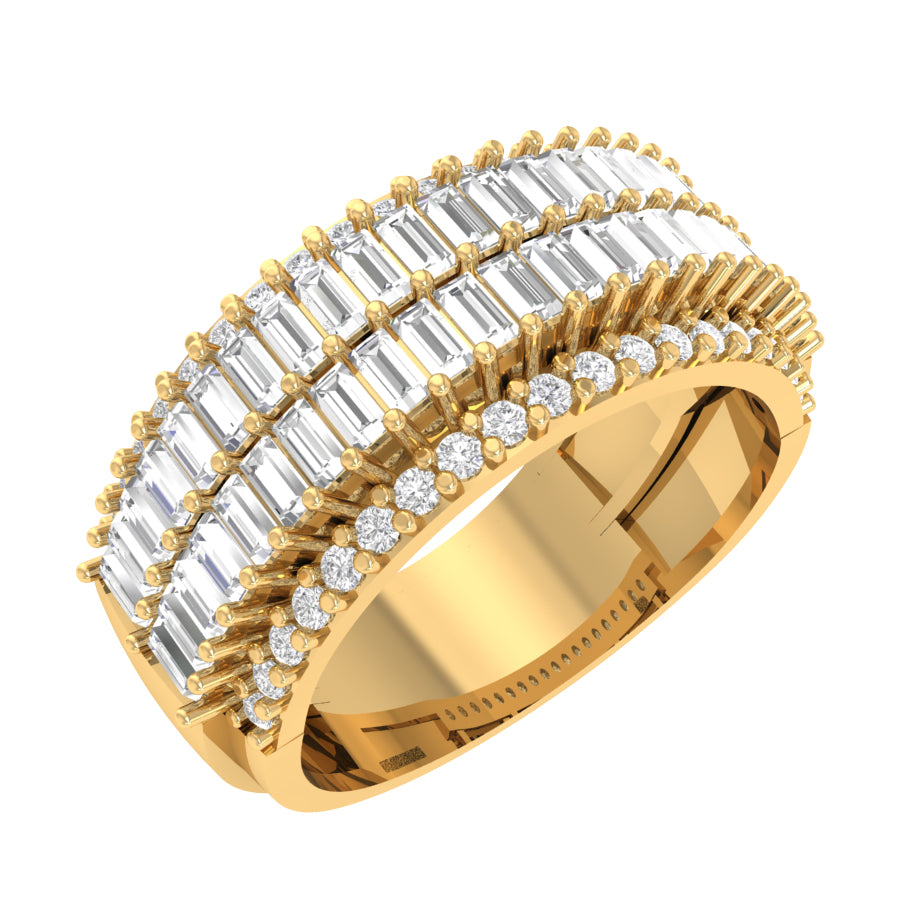 10 Karat Yellow Gold 1.20 Carat Diamonds Classic Men's Ring-0330000-YG