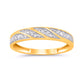 10 Karat Yellow Gold 0.33 Carat Diamonds Oval Trio Set-0429150-YG
