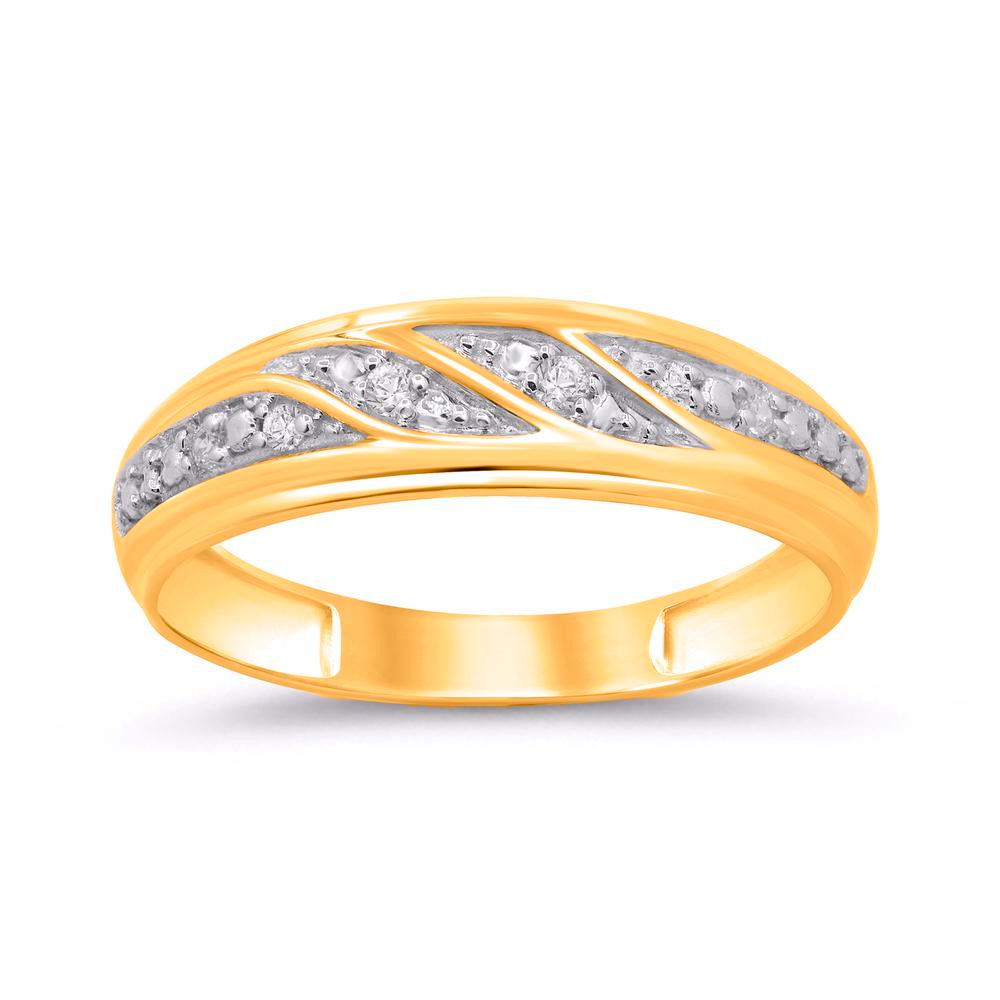 10 Karat Yellow Gold 0.33 Carat Diamonds Oval Trio Set-0429150-YG