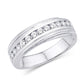 10 Karat White Gold 0.75 Carat Diamonds Men's Band-0625080-WG
