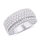 10 Karat White Gold 1.80 Carat Diamonds Classic Men's Band-0625107-WG