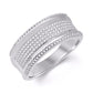 10 Karat White Gold 0.45 Carat Diamonds Classic Men's Band-0625305-WG
