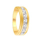 10 Karat Yellow Gold 1.00 Carat Diamonds Classic Men's Band-0625914-YG-L