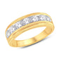 10 Karat Yellow Gold 0.25 Carat Diamonds Classic Men's Band-0625918-YG-L