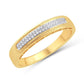 10 Karat Yellow Gold 0.10 Carat Diamonds Classic Ladies Band-0725255-YG