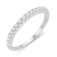 10 Karat White Gold 0.25 Carat Diamonds Classic Ladies Band-0725605-WG