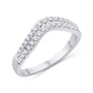 10 Karat White Gold 0.33 Carat Diamonds Classic Ladies Band-0725882-WG