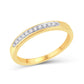 10 Karat Yellow Gold 0.10 Carat Diamonds Classic Ladies Band-0725908-YG
