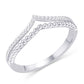 10 Karat White Gold 0.10 Carat Diamonds Fancy Ladies Band-0725911-WG