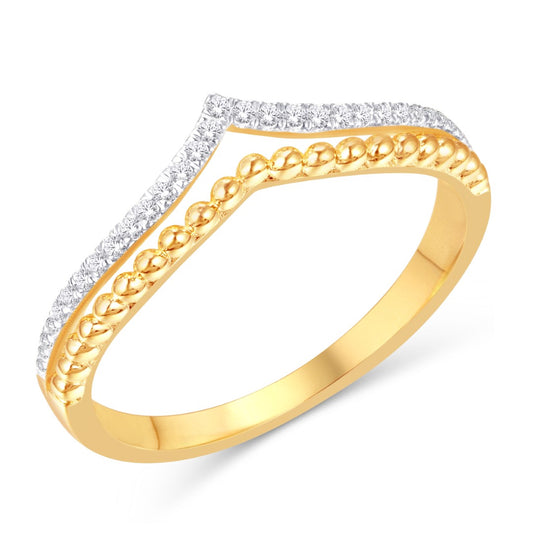 10 Karat Yellow Gold 0.10 Carat Diamonds Fancy Ladies Band-0725911-YG