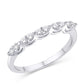 10 Karat White Gold 0.25 Carat Diamonds Fashion Ladies Band-0725915-WG