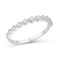 10 Karat White Gold 0.33 Carat Diamonds Fashion Ladies Band-0725916-WG