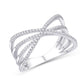 10 Karat White Gold 0.30 Carat Diamonds Fashion Ladies Band-0725922-WG