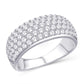 10 Karat White Gold 1.00 Carat Diamonds Classic Ladies Band-0725926-WG