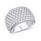 10 Karat White Gold 3.00 Carat Diamonds Fashion Ladies Band-0725928-WG